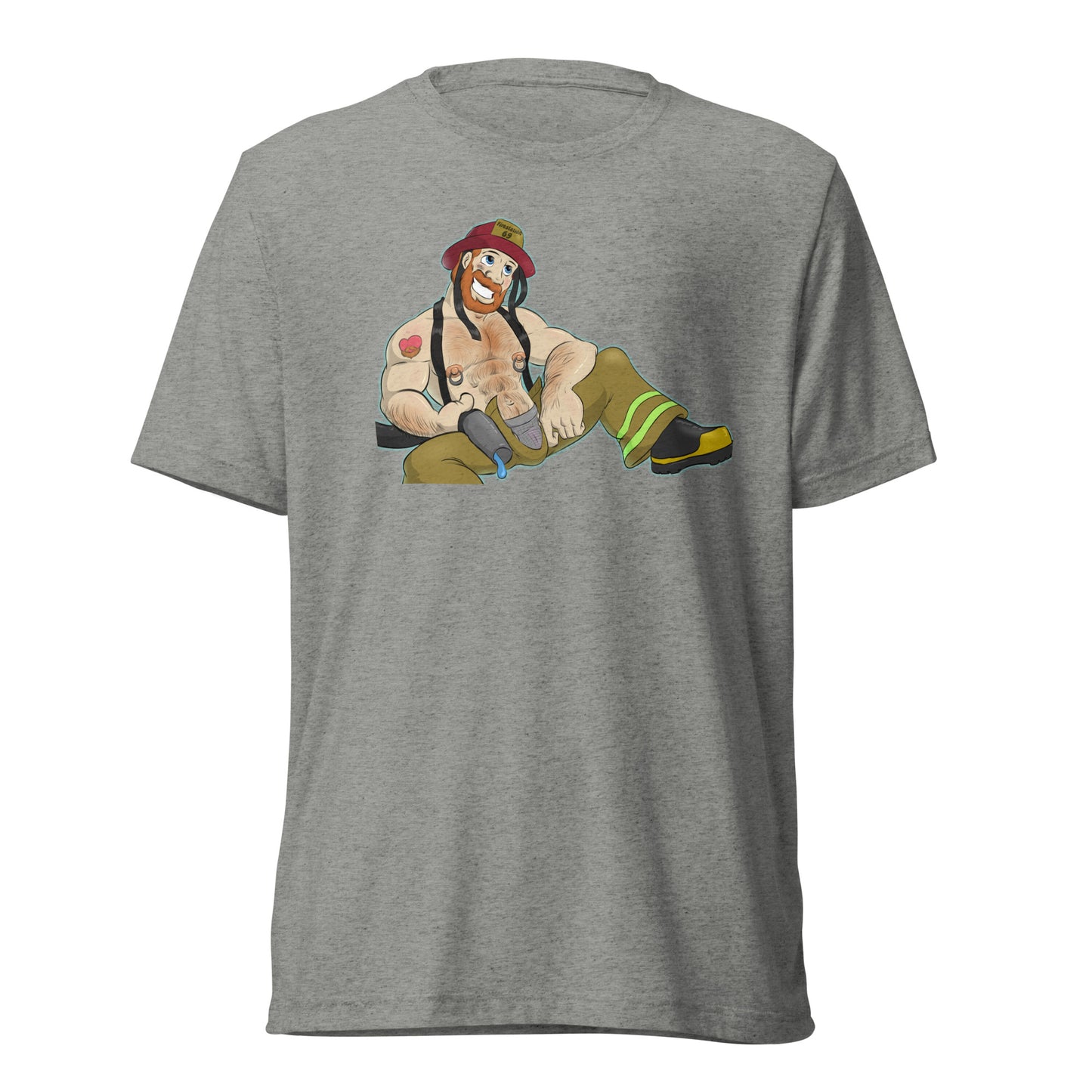 Unisex Tri Blend T-Shirt Athletic Grey Triblend Front